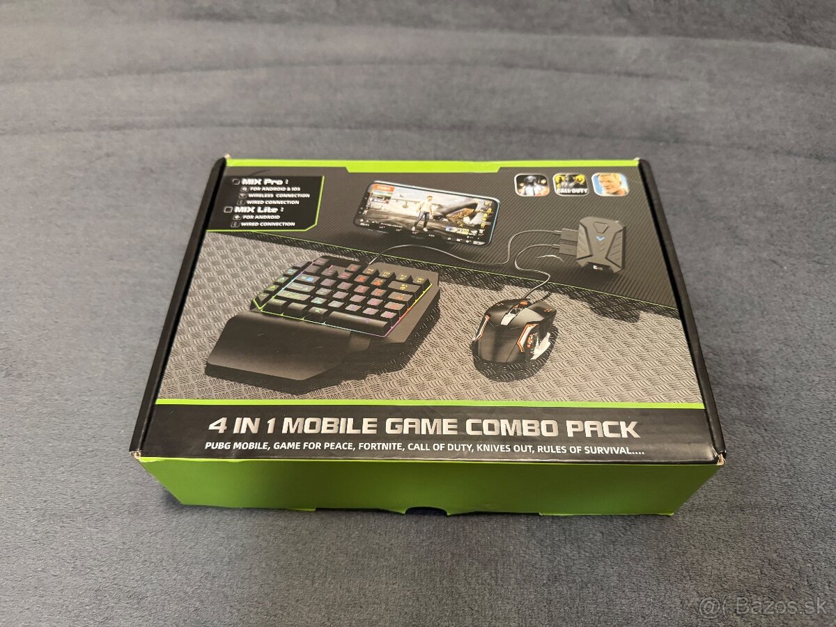 Herný set k telefónu / Klávesnica + myš