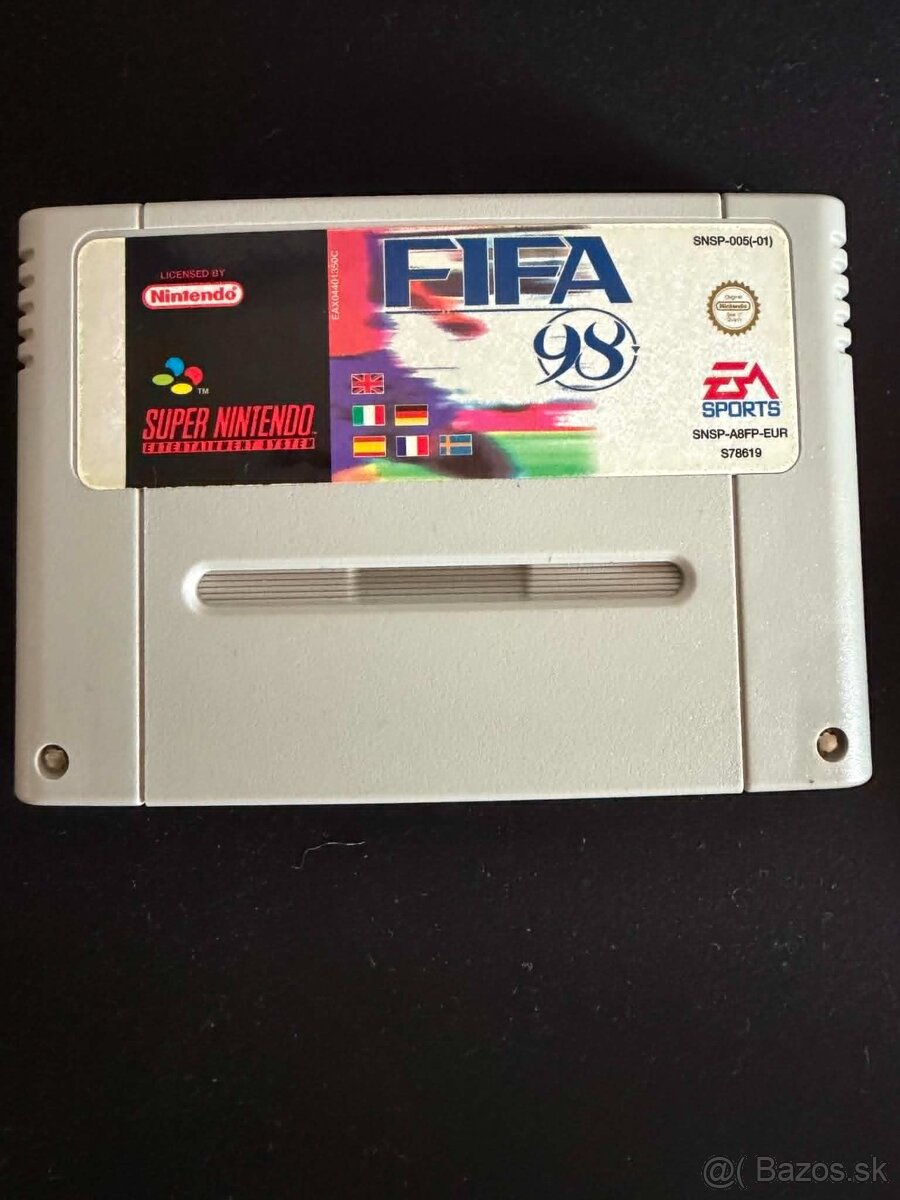 FIFA 98 SNES PAL / Road to World Cup / Top stav