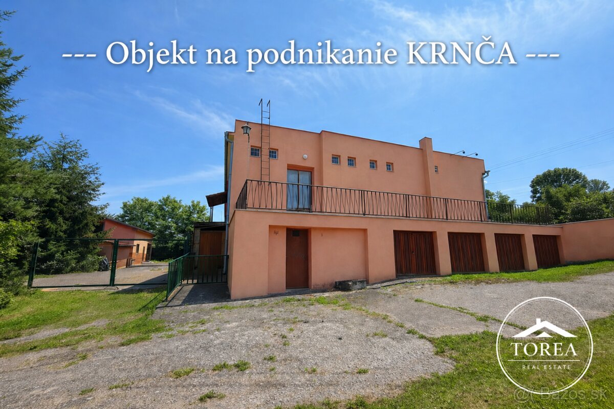 Bývanie, podnikanie – polyfunkčný objekt + chata, Krnča 1884
