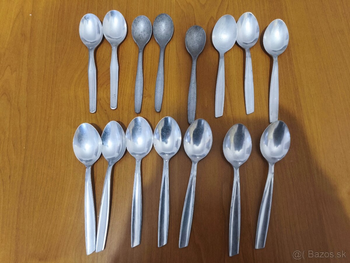 hliníkové lyžičky