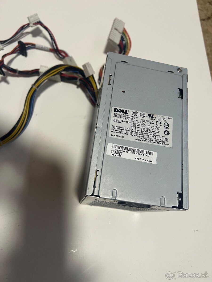 Serverový PC zdroj Dell 750w