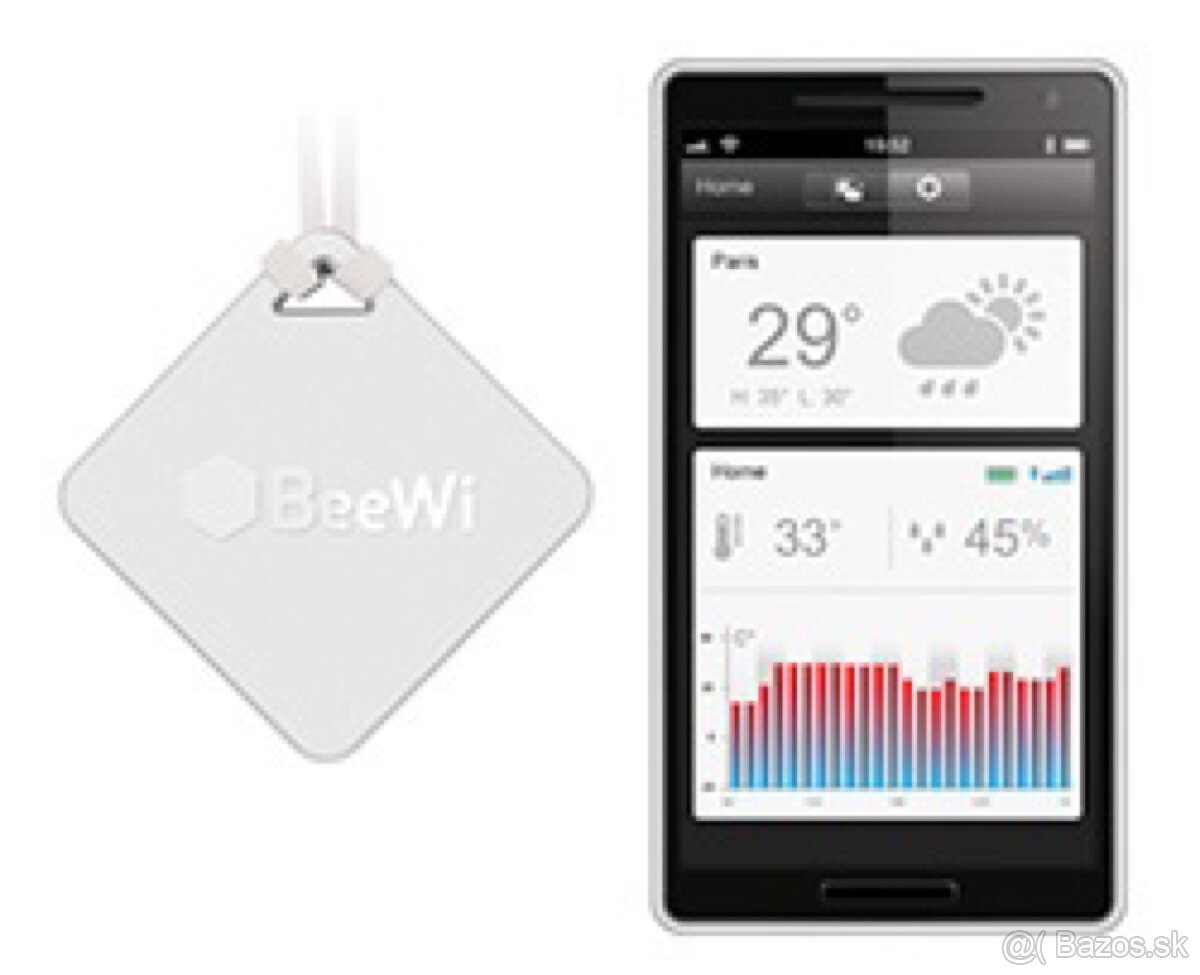 BeeWi Smart teplotný a vlhkostný senzor Iphone / Android