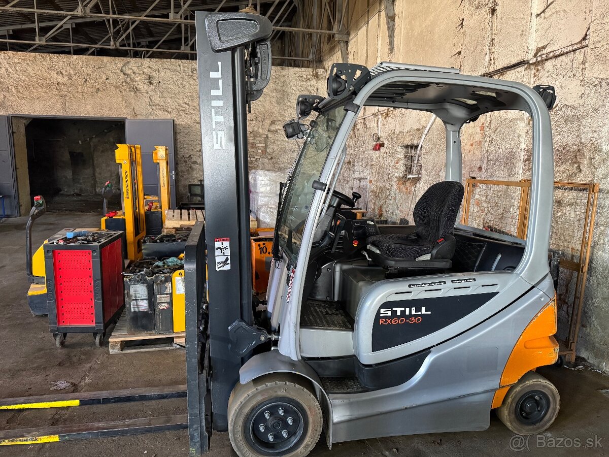 Prodám El. VZV Still RX 60-30 r.v. 2019 najeto jen 6369 mth