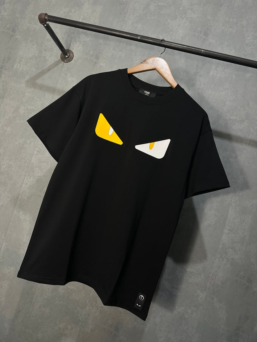 Panske oversized tricko Fendi - cierne