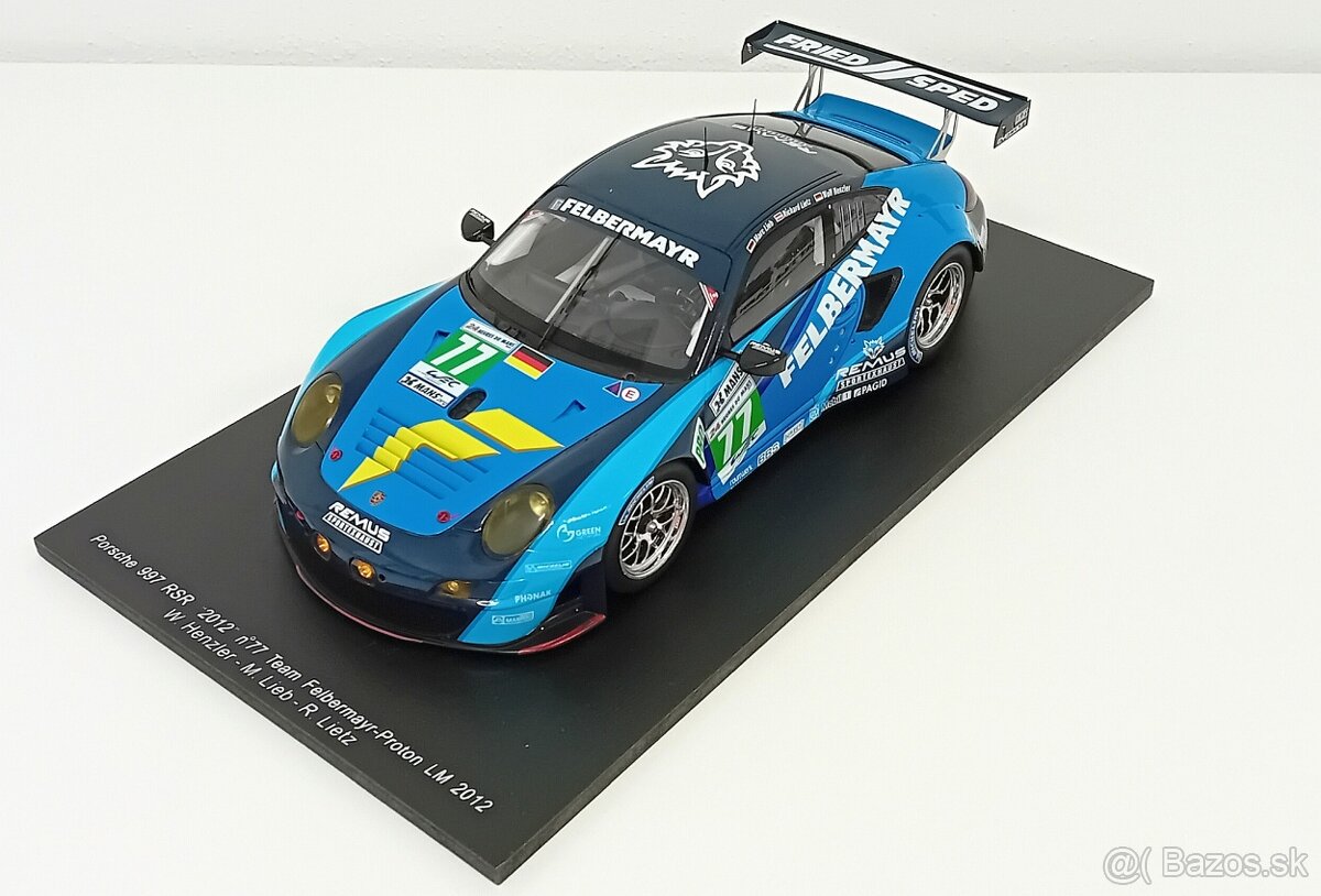 1:18 Spark Porsche 911 RSR 24h Le mans 2012