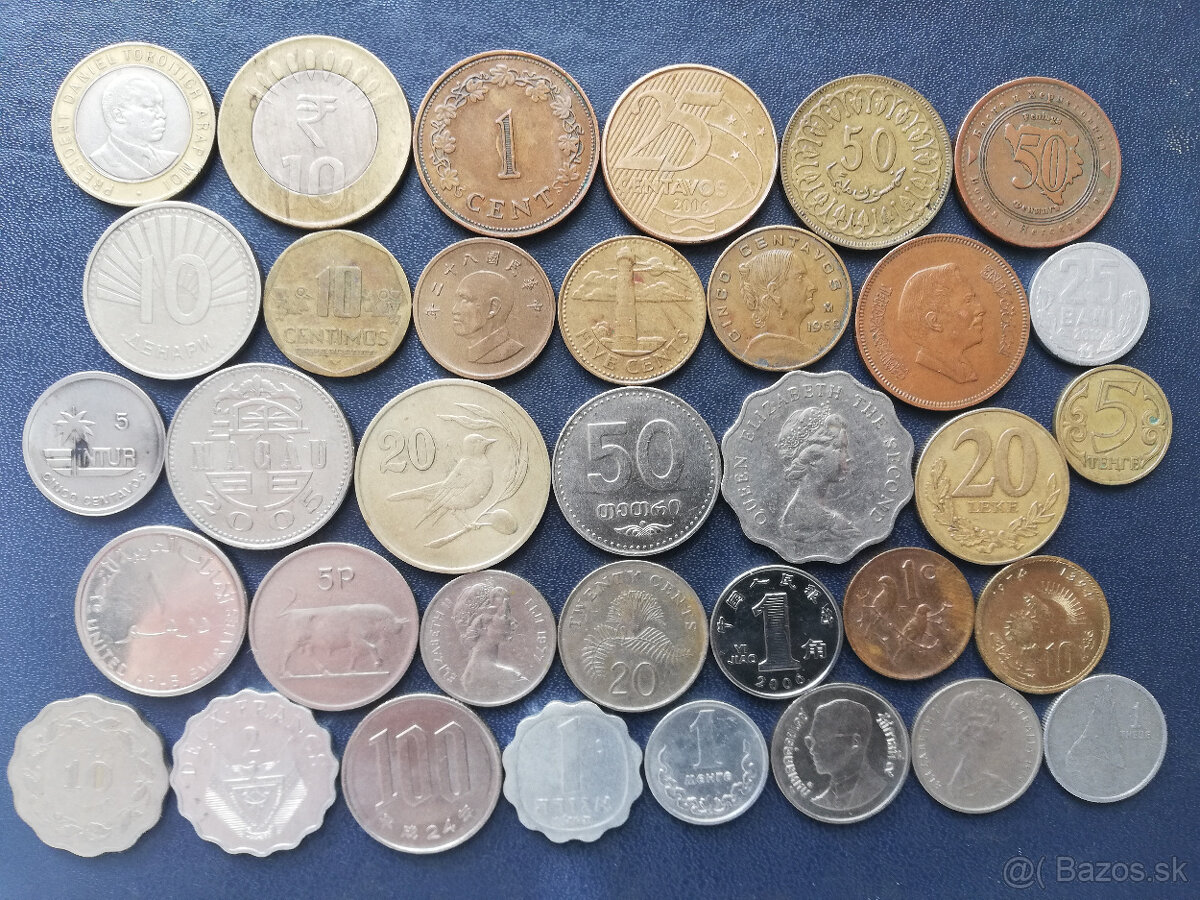 mince sveta 35 štátov č.11