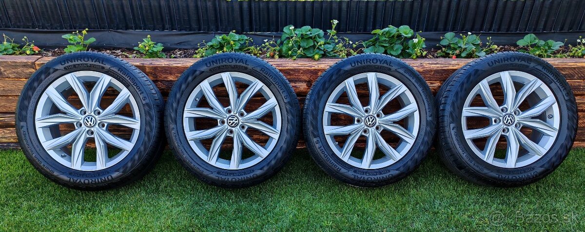 Letná sada originál VW Kingston R18 + TPMS