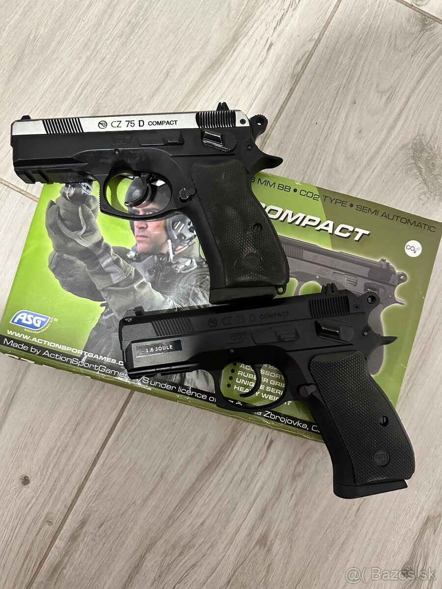 2x airsoftová zbraň