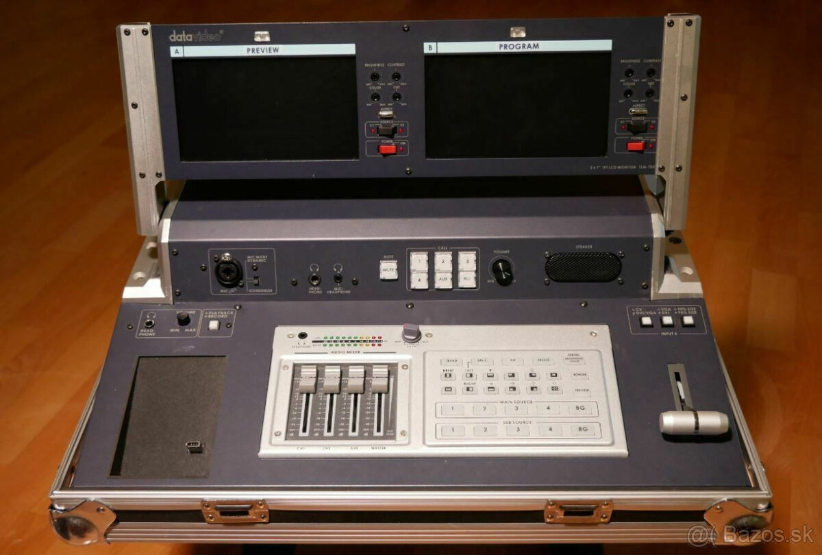 DataVideo HS-550 video mixér s množstvom príslušenstva