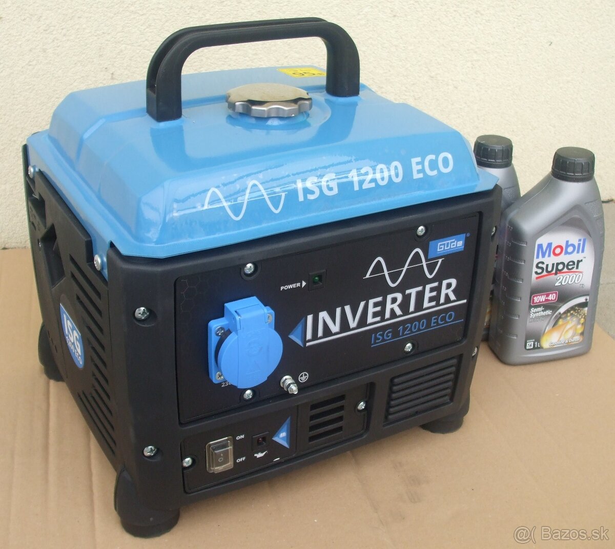 Inventorova elektrocentrala GUDE 1200W mala spotreba benzinu