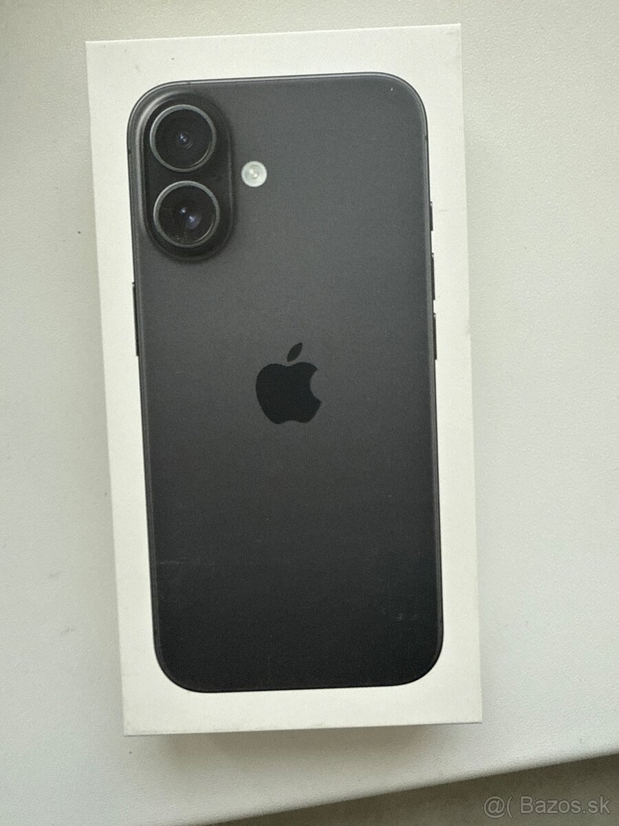 Úplne nový iPhone 16 black 128GB