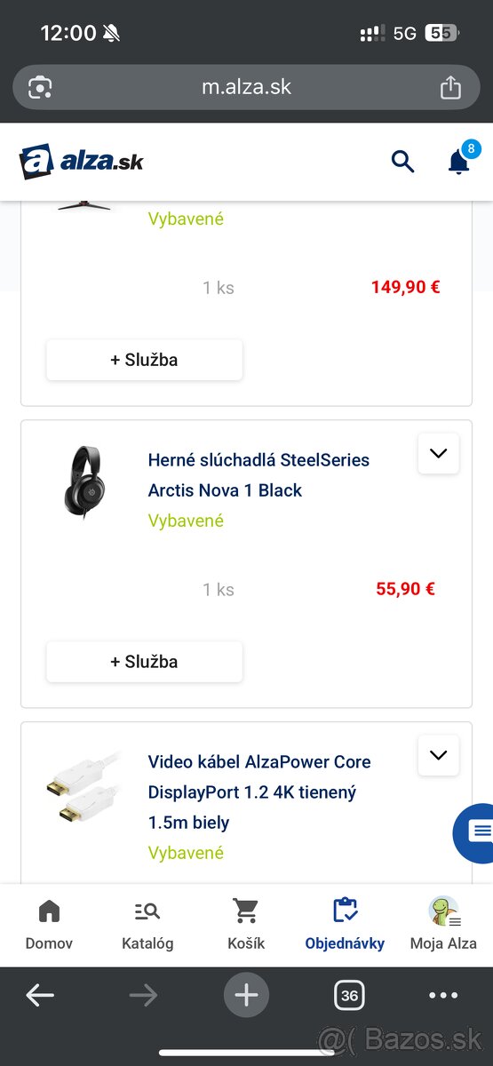 Herná klávesnica a slúchadla