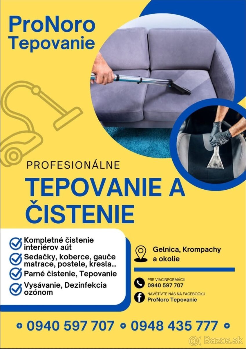 Tepovanie gelnica okolie