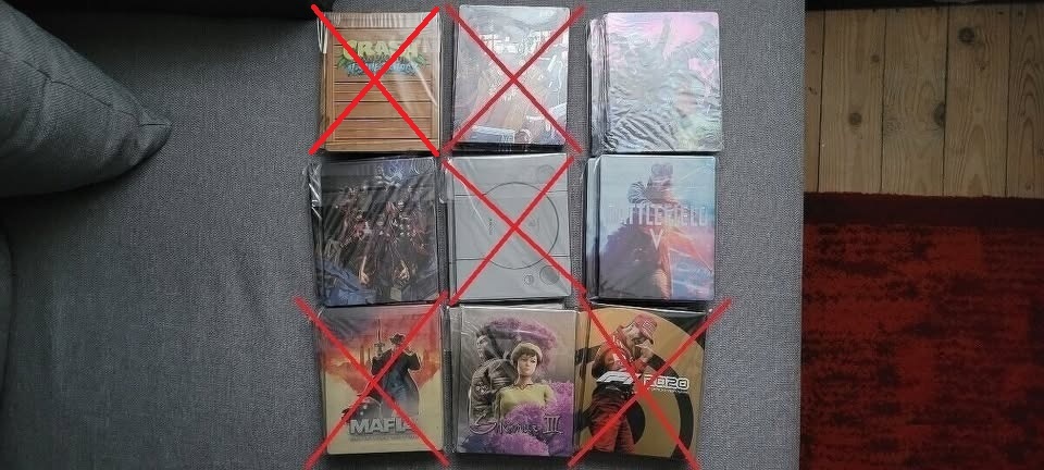 Predam herne Steelbooky