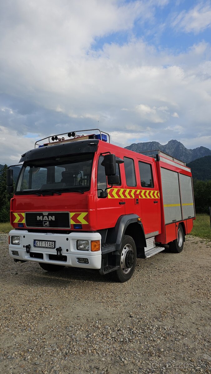 Man L2000 14 224 4x4 Hasiči Hasičske auto Top stan L20