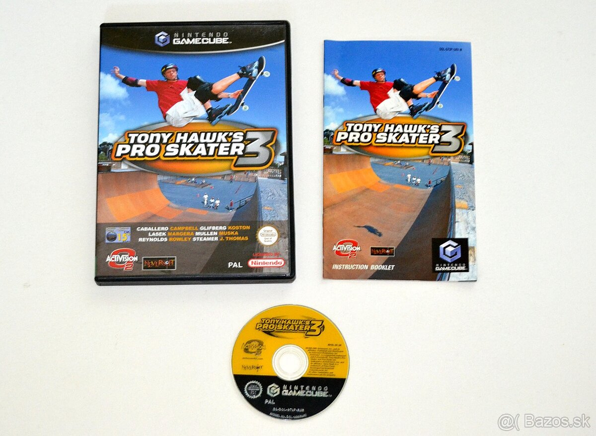 Tony Hawk's Pro Skater 3 pre Nintendo Gamecube