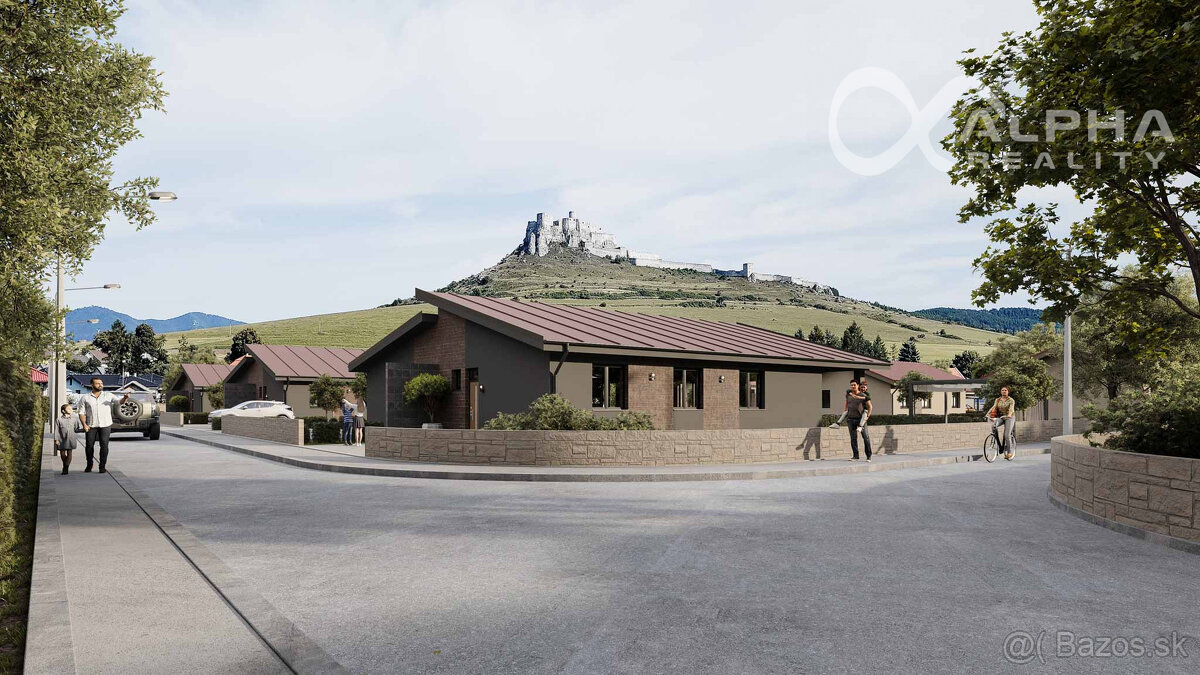 Exkluzívne novostavba rodinný dom - dvojdom, Spišské Podhrad