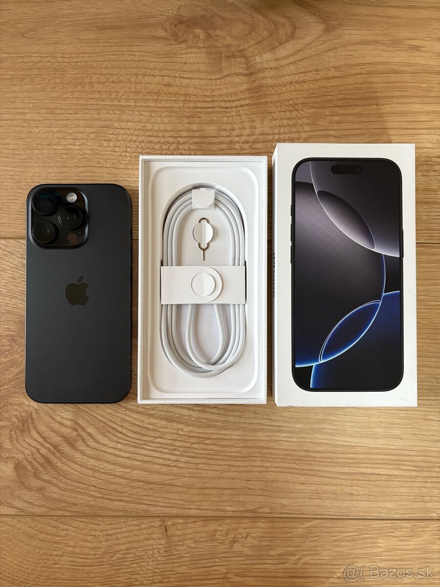 iPhone 16 Pro 256GB Black Titanium