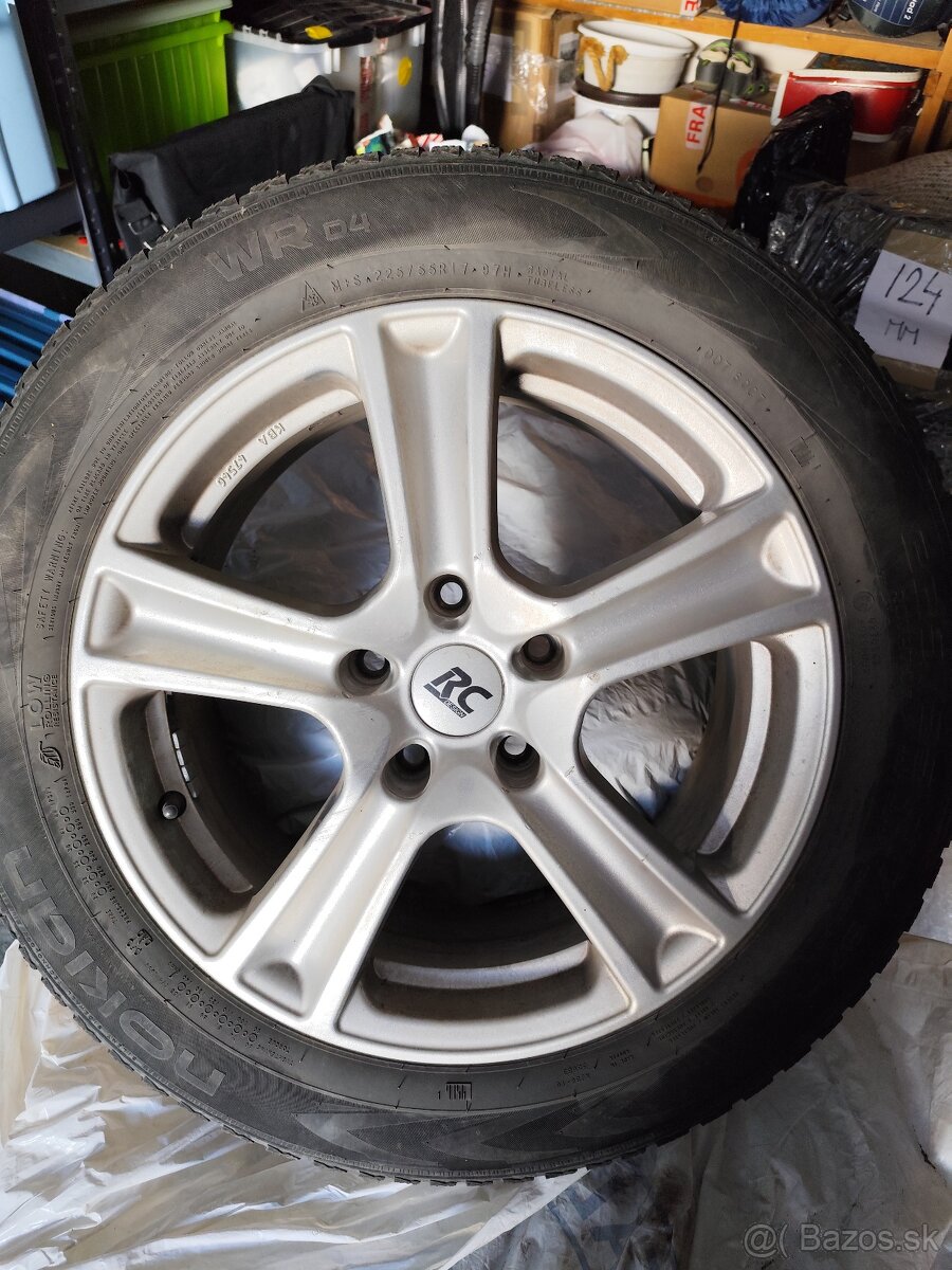 Elektróny hliníkové disky 225/55R17