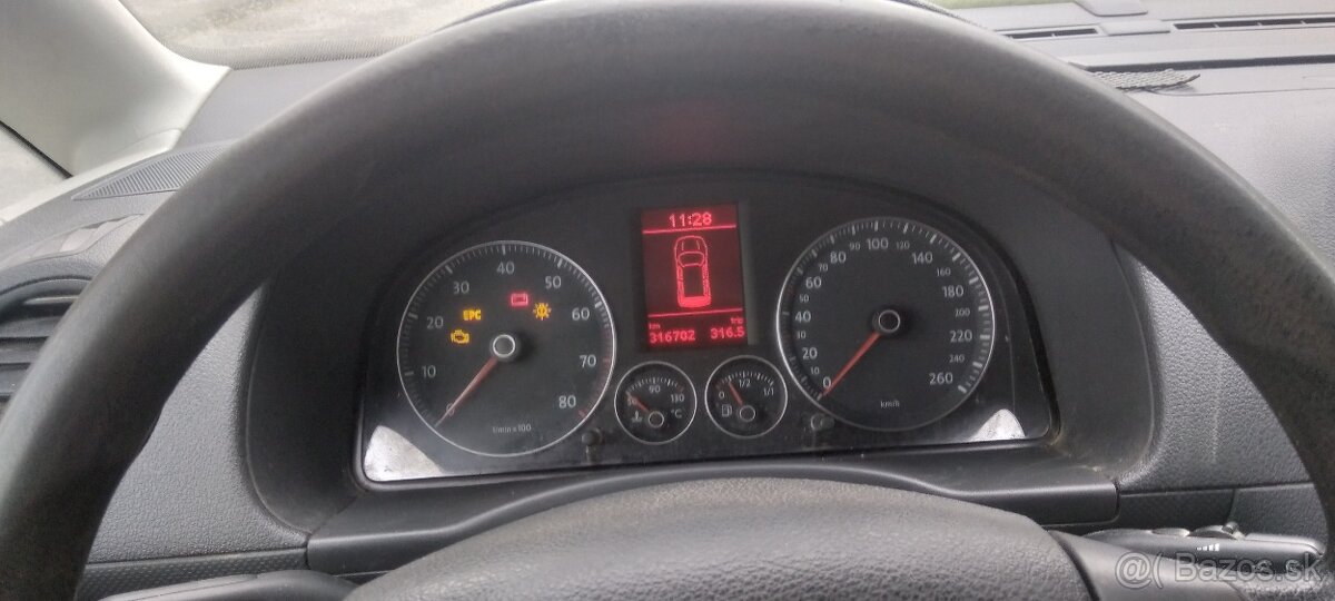 Pedam VW Caddy max 16 benzín lpg