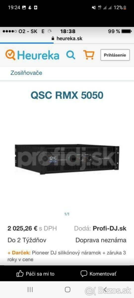 PREDÁM ZOSILOVAČ QSC 5050