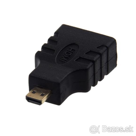 Predám konvertor z HDMI samica na mikro HDMI samec