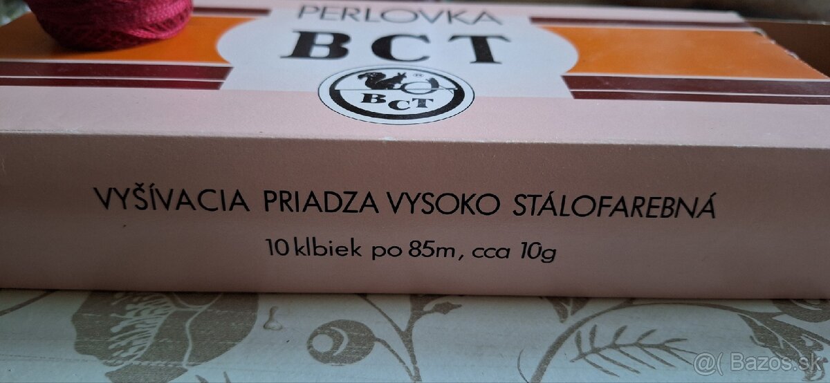 Vysivacia priadza rozne farby