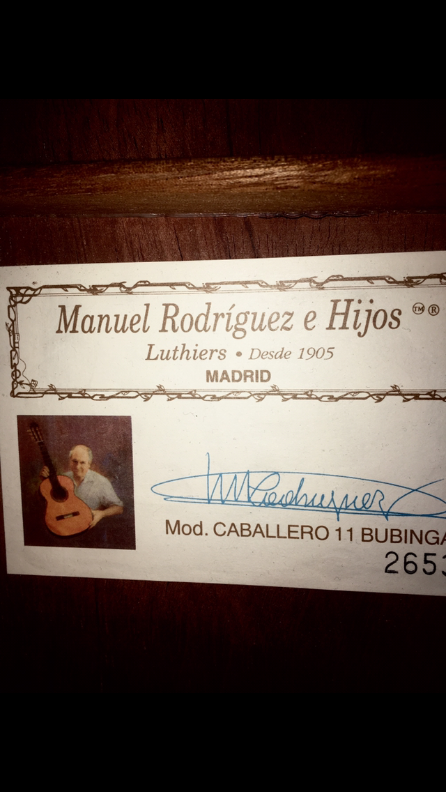 MANUEL RODRIGUEZ VZÁCNA GITARA