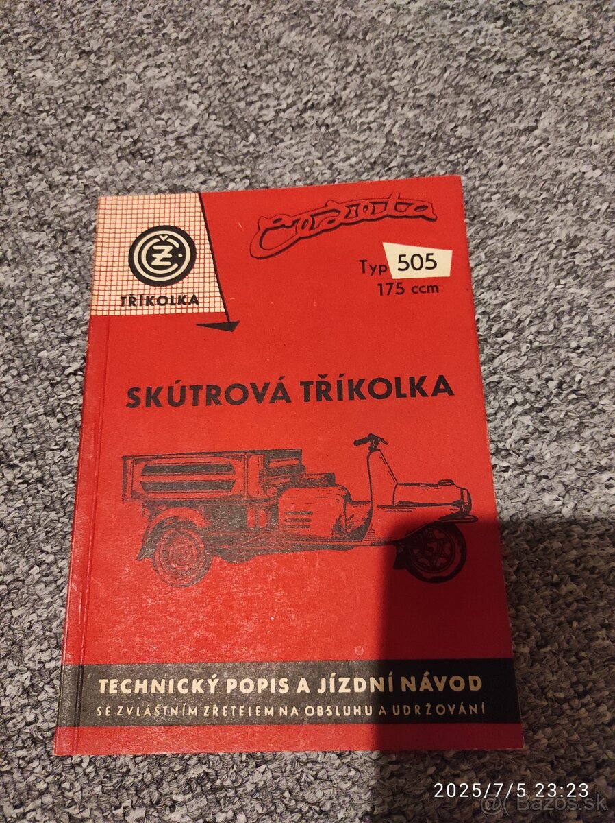 ČZ 505 - návod k obsluze