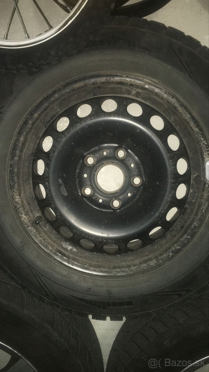 Pneu plechové disky 5x112 R15 195/65