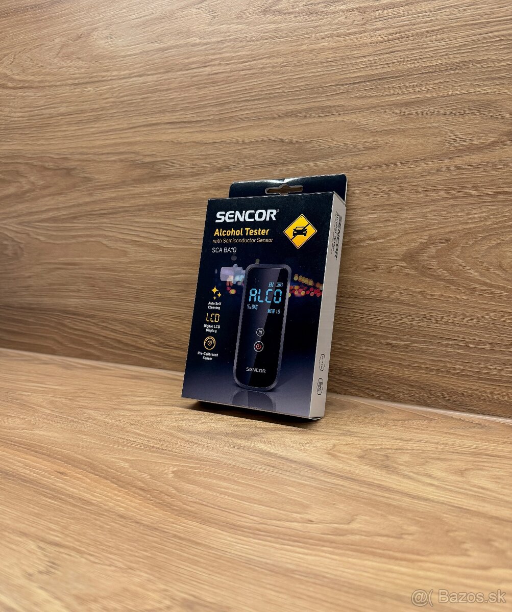 Alkohol tester SENCOR SCA BA10 - nový, nerozbalený