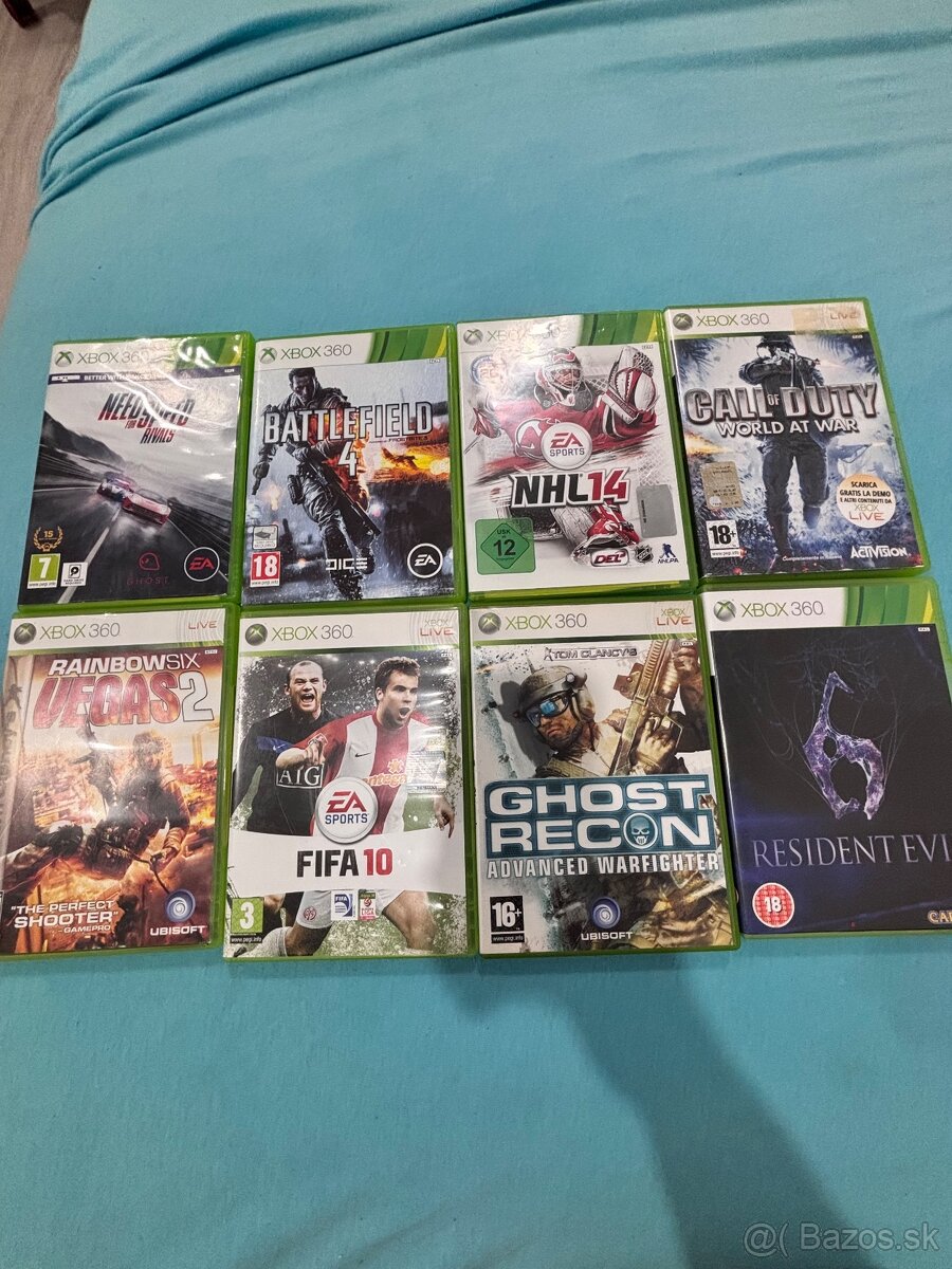 Predam tieto hry na XBOX 360
