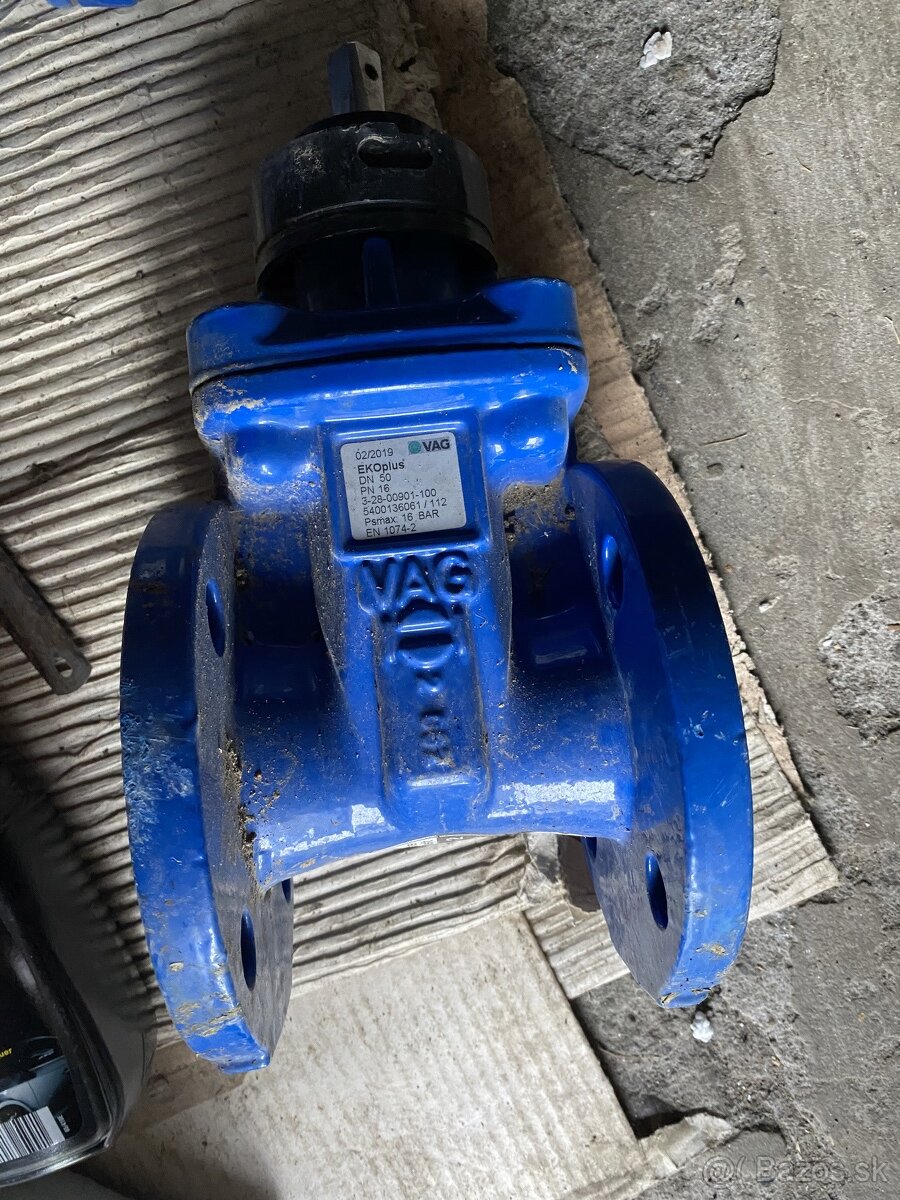 zatvárací ventil dn50 a dn100