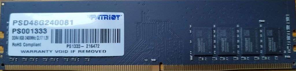 RAM Patriot DDR4