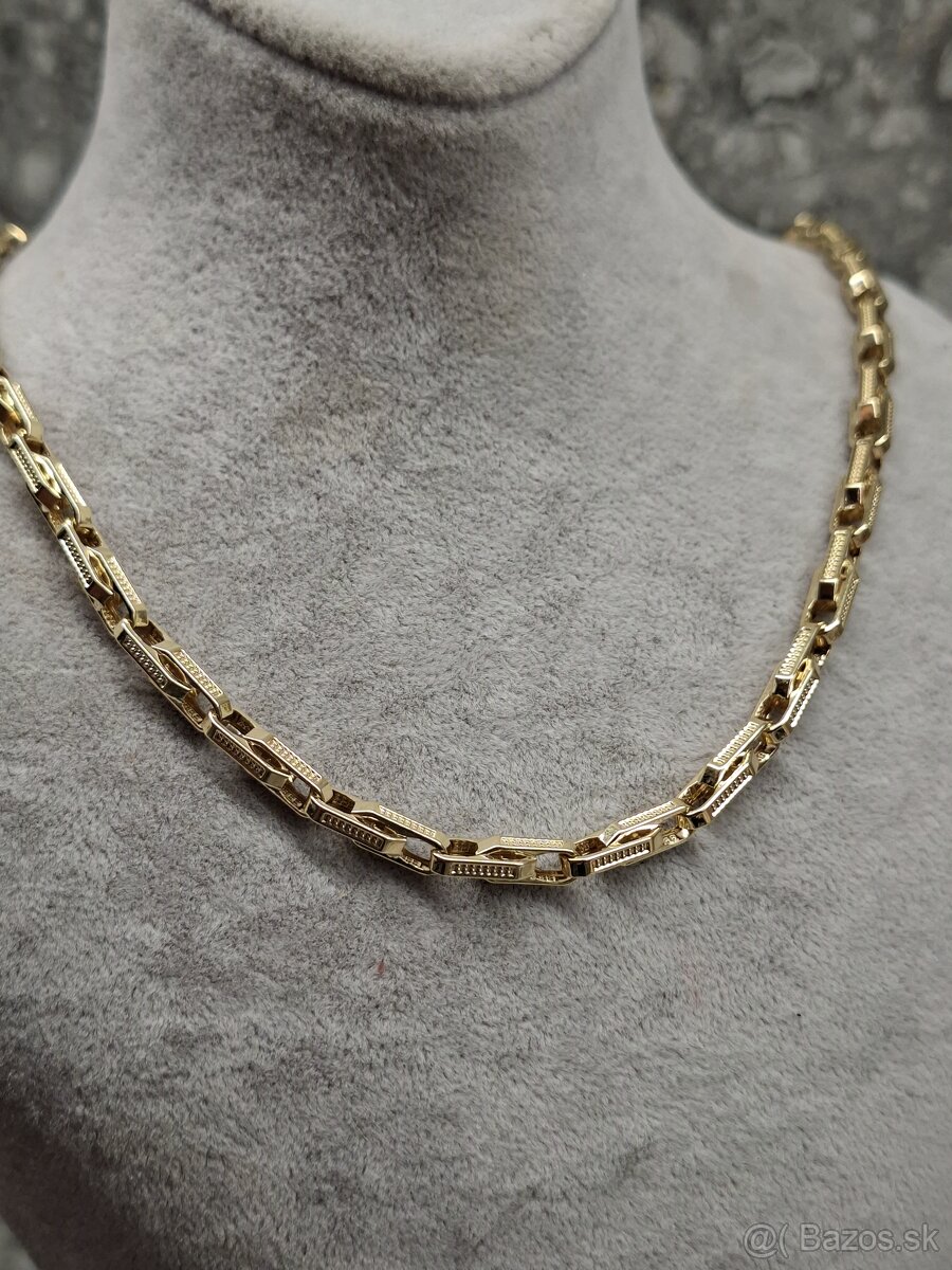 Zlatá retiazka 10.65g,4.3mm šírka,Retiazke sekne dlžka 57 cm