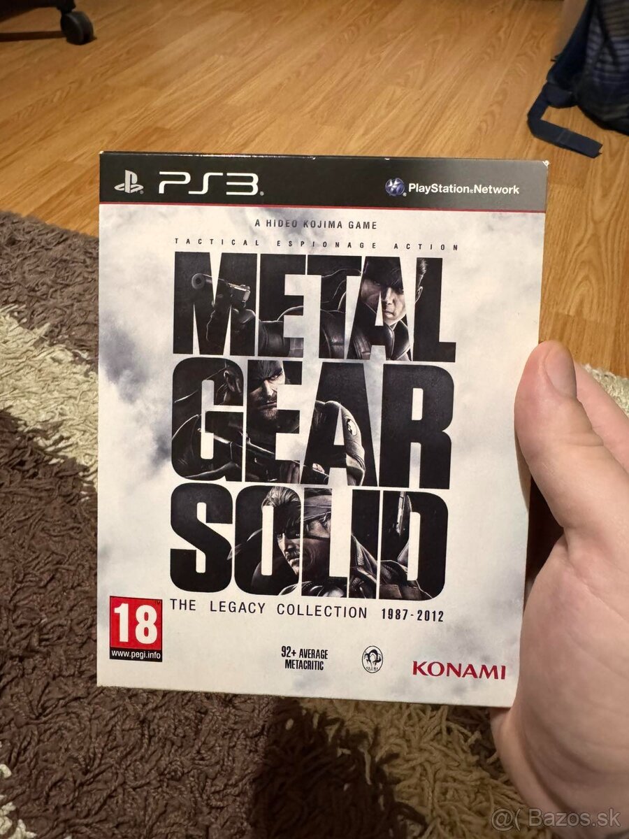 Metal Gear Solid: The Legacy Collection (PS3) – zberateľský