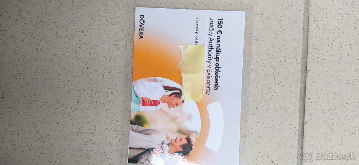 Predám voucher 150 € na nakup oblečenia