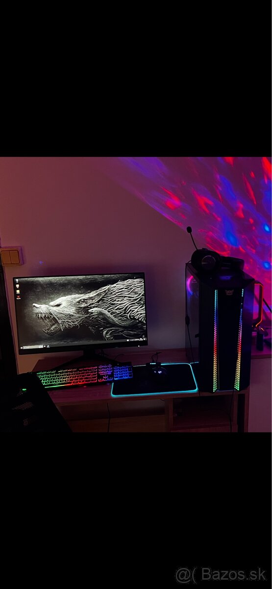 Herny Počitač i7 RTX3060 12GB 32GB RAM 1TB SSD MSI MONITOR