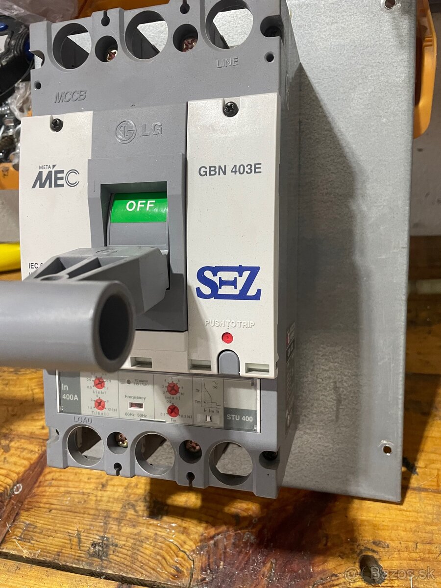 Meta MEC MCCBs 400AF -istič