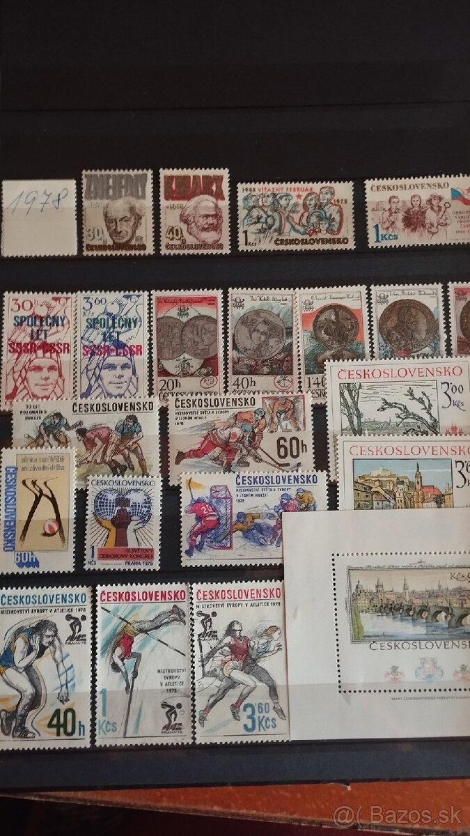 Československo kompletné ročníky top kvalita