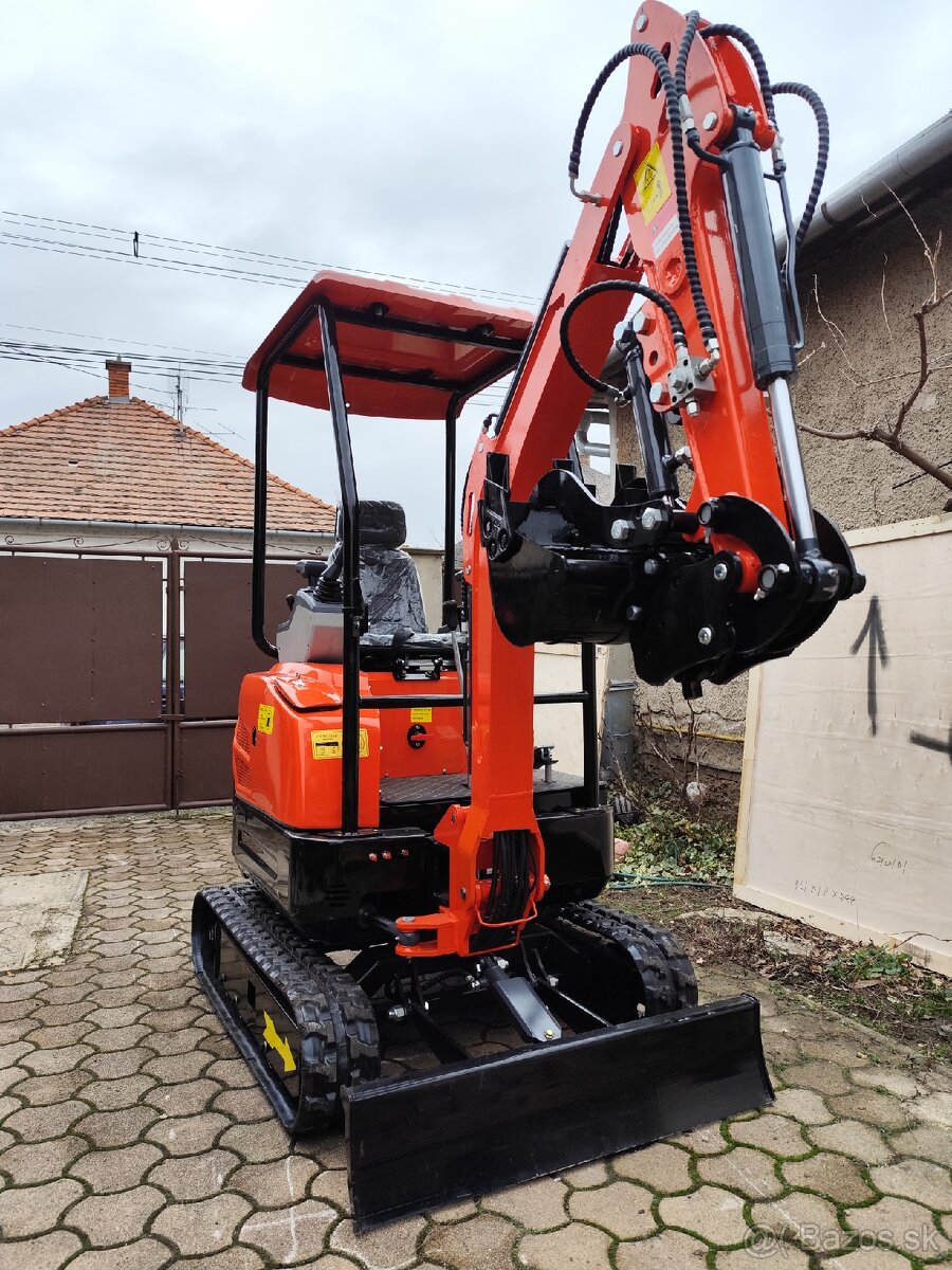 Predám nový minibager 1,5t