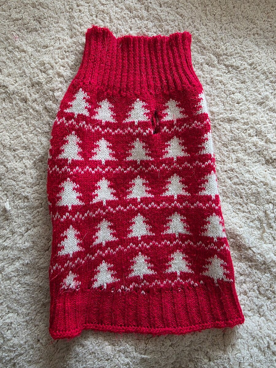 Vianočný sveter pre psa