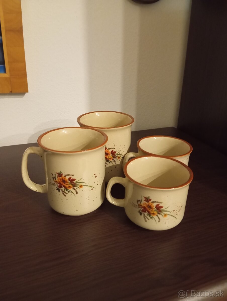hrnčeky keramické káva+čaj