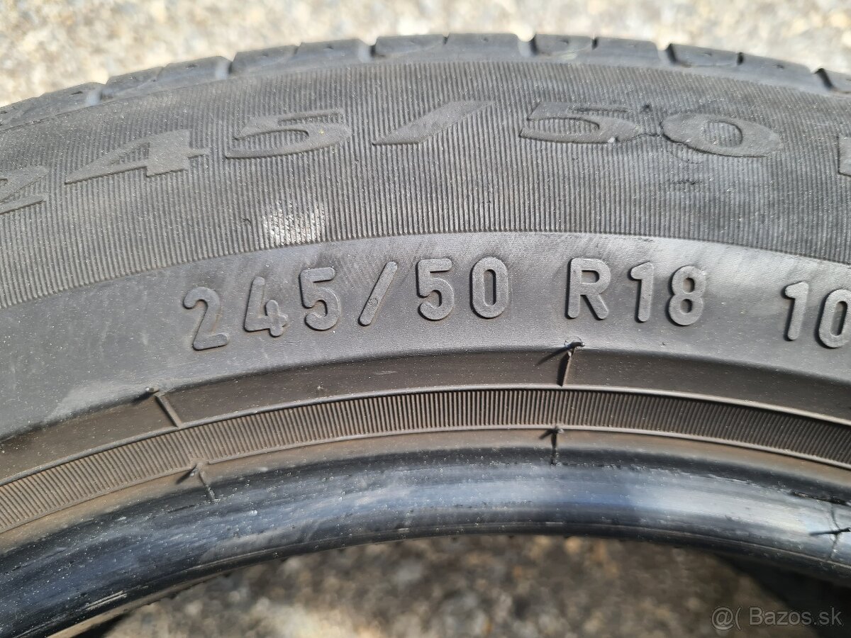 5. Letne pneu Pirelli 245/50 R18 Run Flat