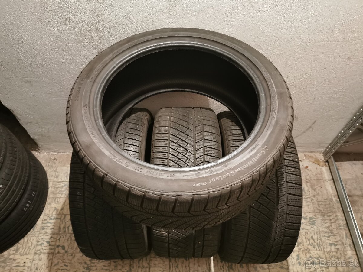 265/40 R19 - zimné pneumatiky Continental (4 ks) 7mm