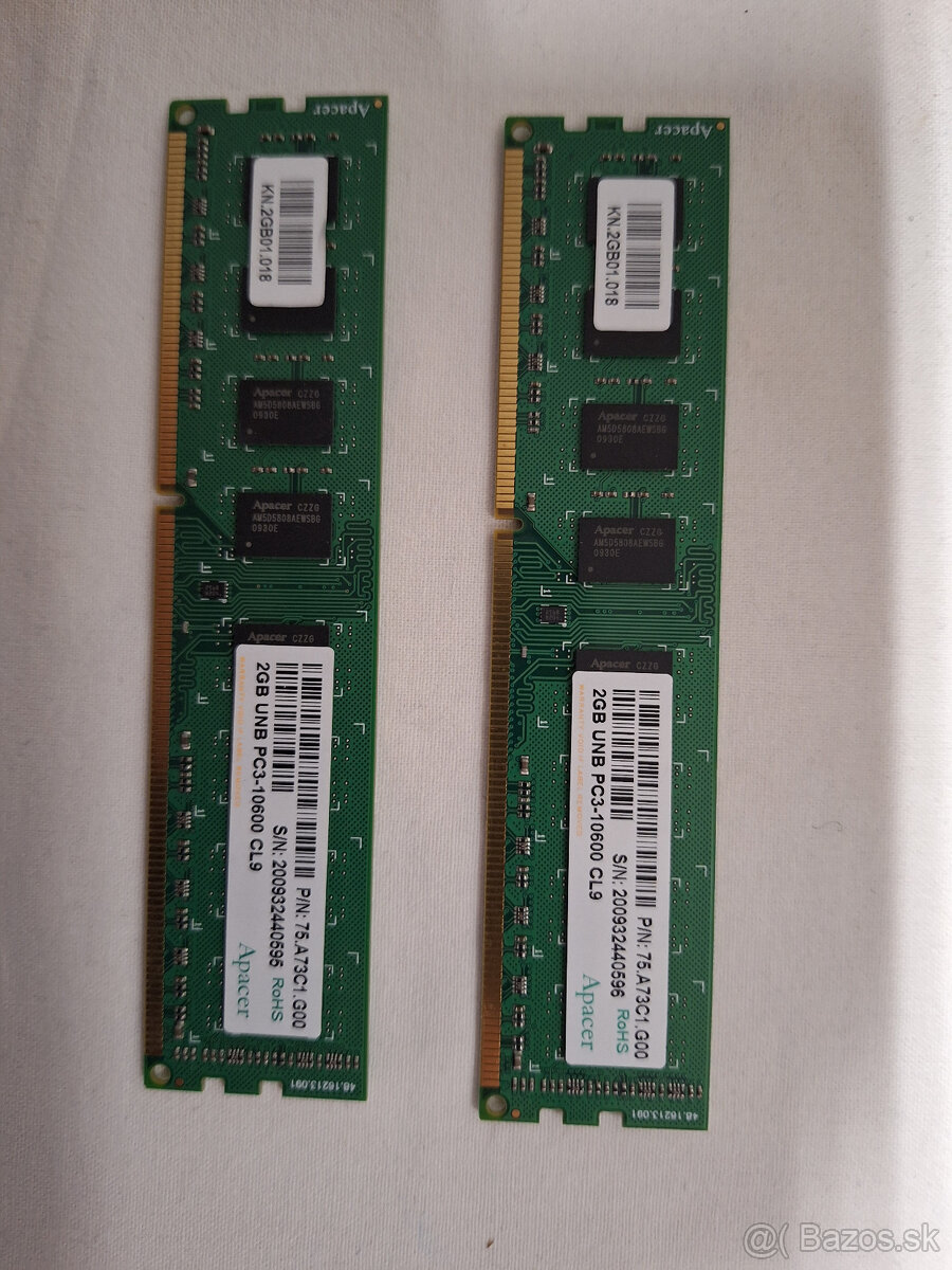 Pamäte 2GB, 1GB