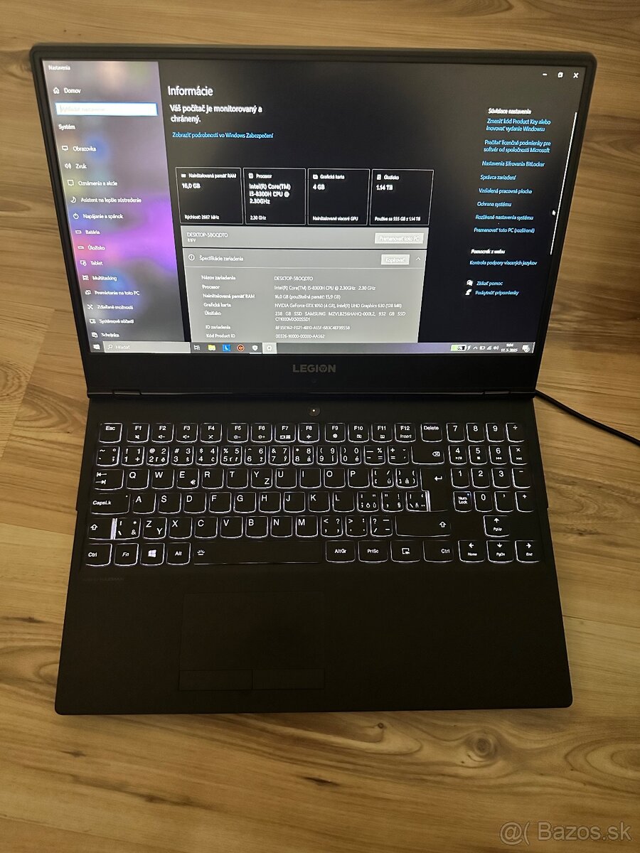Lenovo legion y530 15ICH