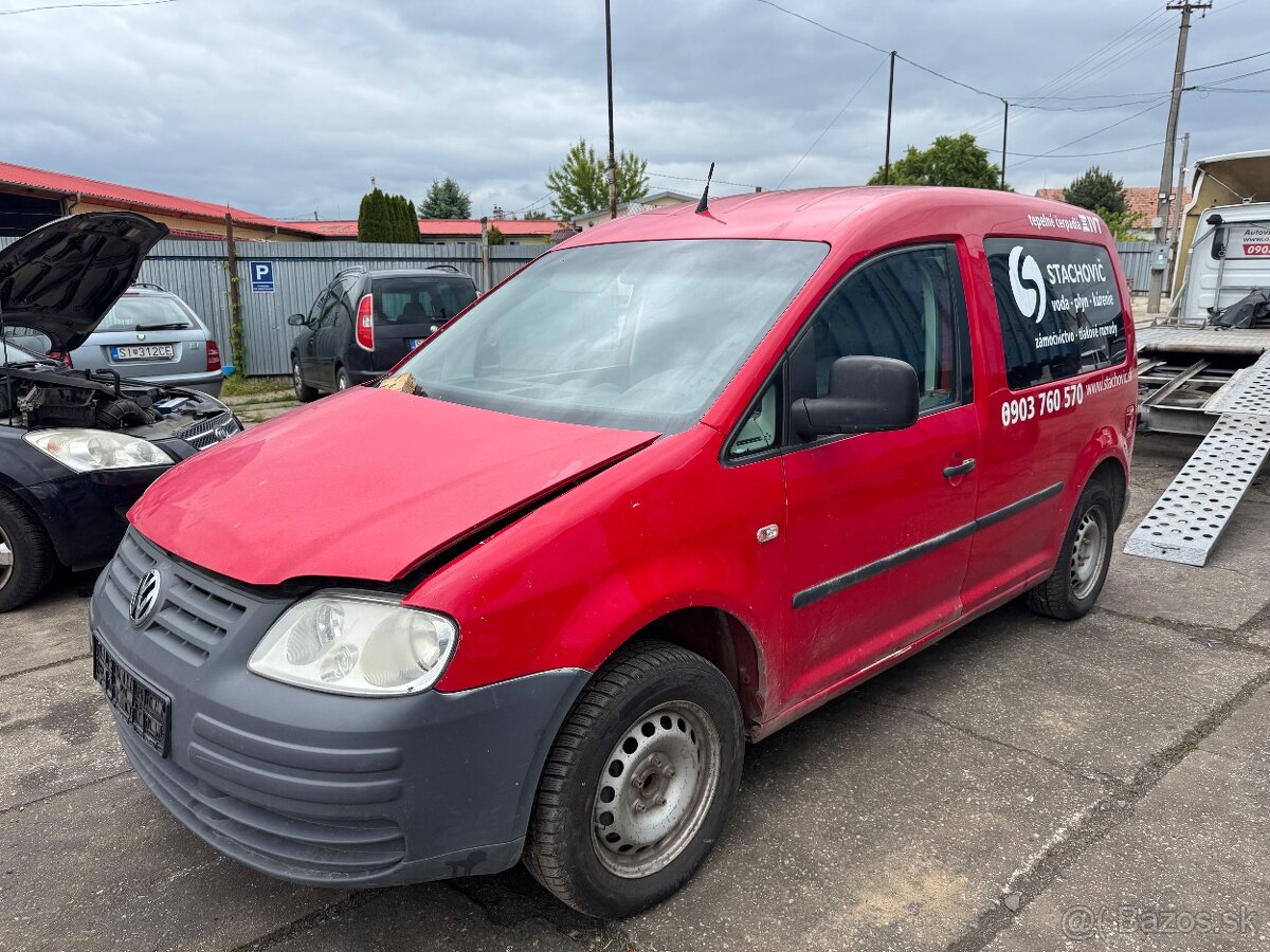 VW CADDY na náhradné diely ND