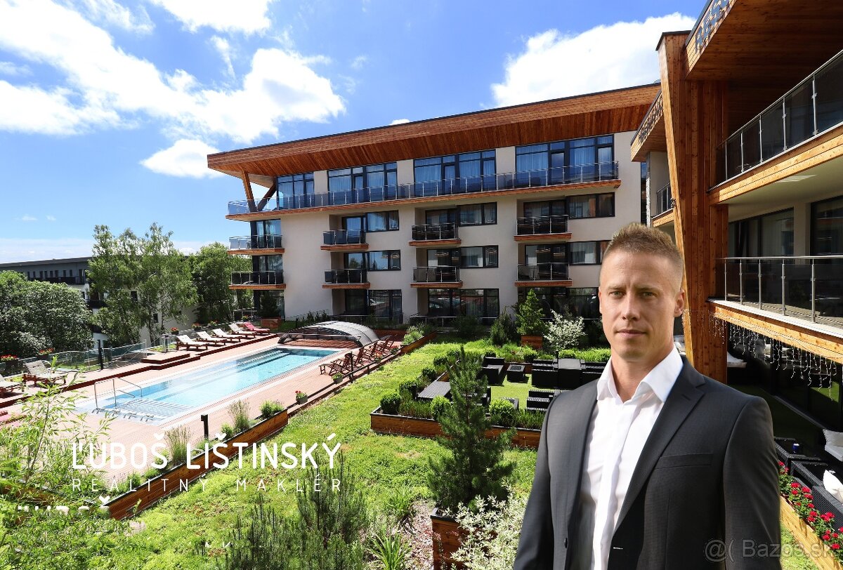PREDAJ Apartmán 44m2 s garážovým státím v Rezort Hrebienok I