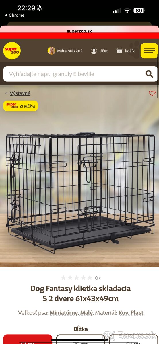Klietka Superzoo S